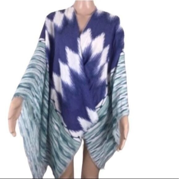 Sole Society Shawl Poncho Sweater Blanket One Size - Picture 1 of 6